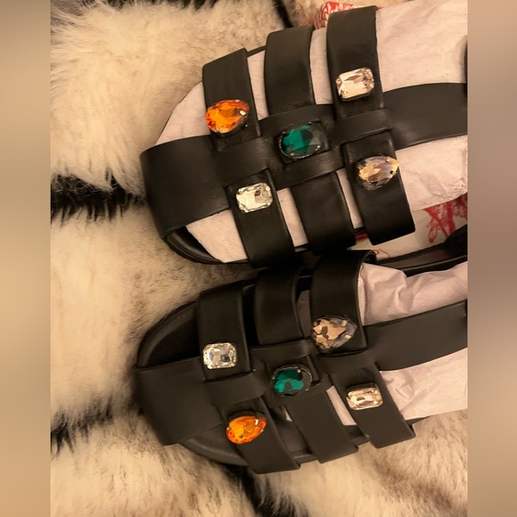 NEW De Siena leather fisherman sandals - size 39 or 8.5 - BRAND NEW - Picture 7 of 9